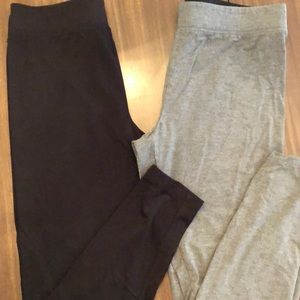 No see through grey and black leggings!